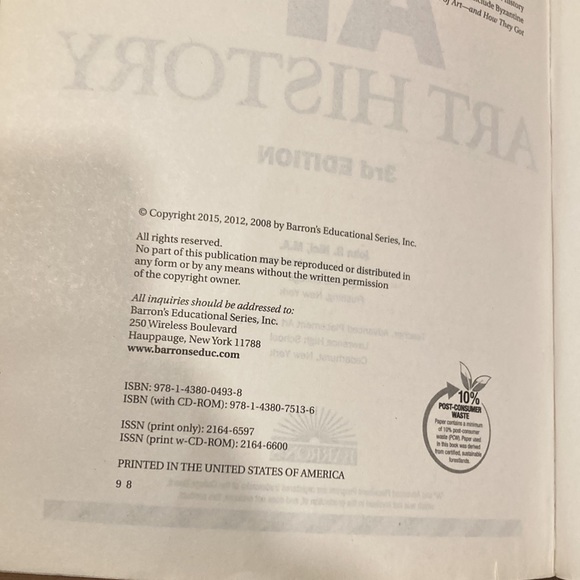 Barron’s AP art history 3rd edition - Picture 6 of 6